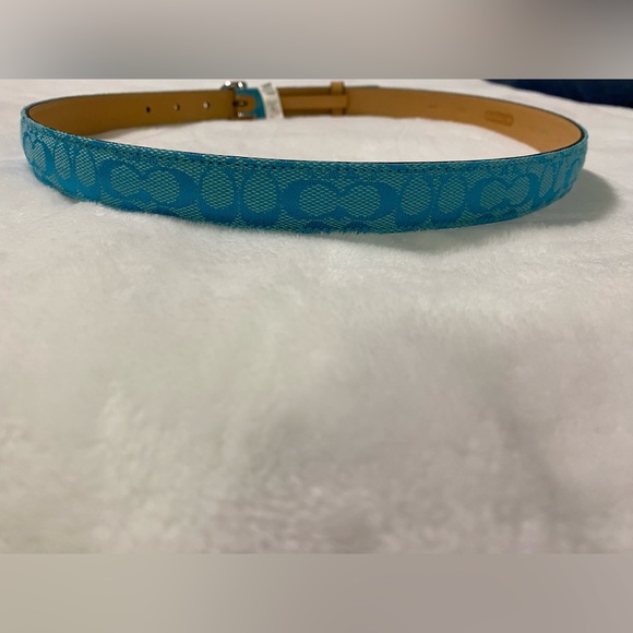 Vintage 1980s Coach Signature Belt Small - Picture 3 of 5